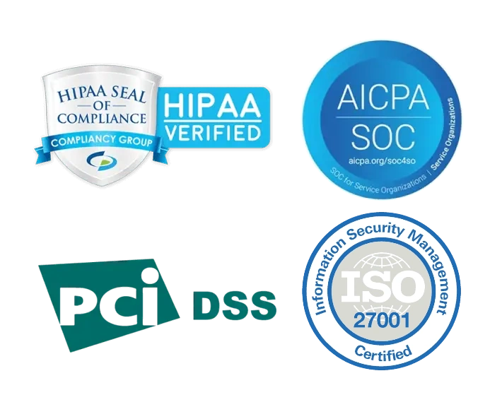 HIPAA AICPA SOC PCI DSS ISO 27001