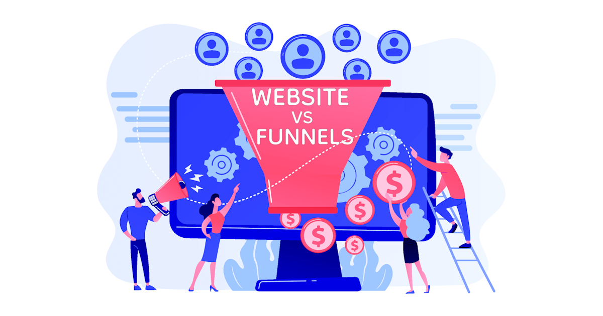 The Ultimate Guide to Funnels vs. Websites: Understanding Their Roles and When to Use Each