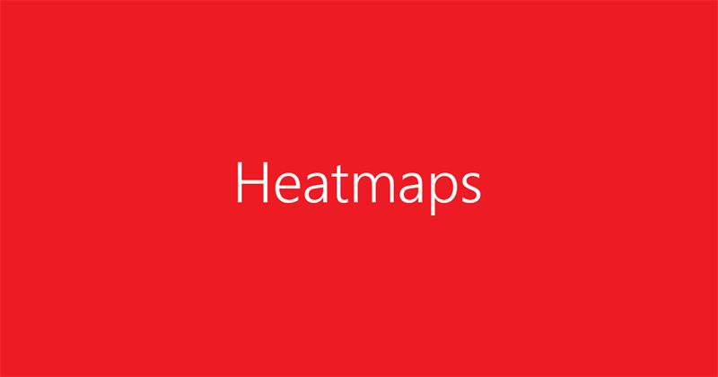 What are heatmaps?